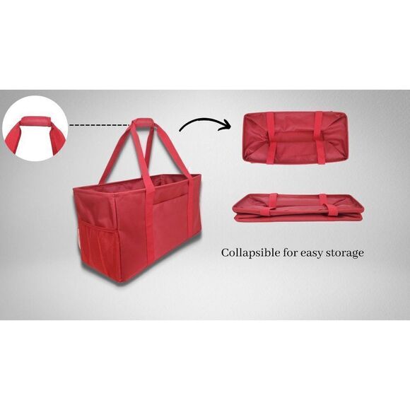 "STRAIGHT OUTTA GROCERIES" Multipurpose Tote - Picture 12 of 15